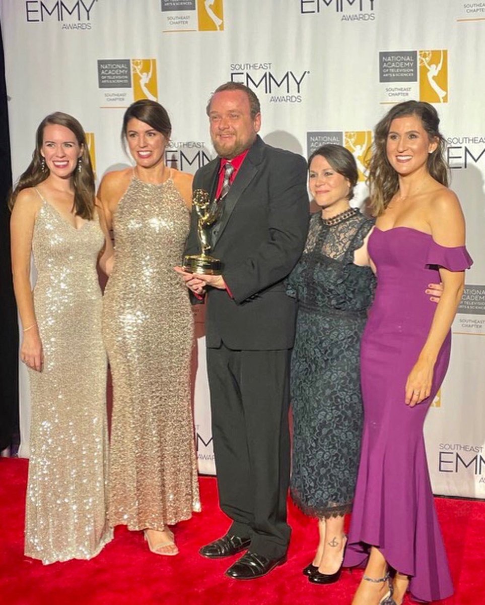 GPBEducation's tweet photo. We had a pretty incredible time at @SoutheastEMMY last night… our two nominations both WON EMMY AWARDS! 🏆 https://t.co/5xUADuCuqH