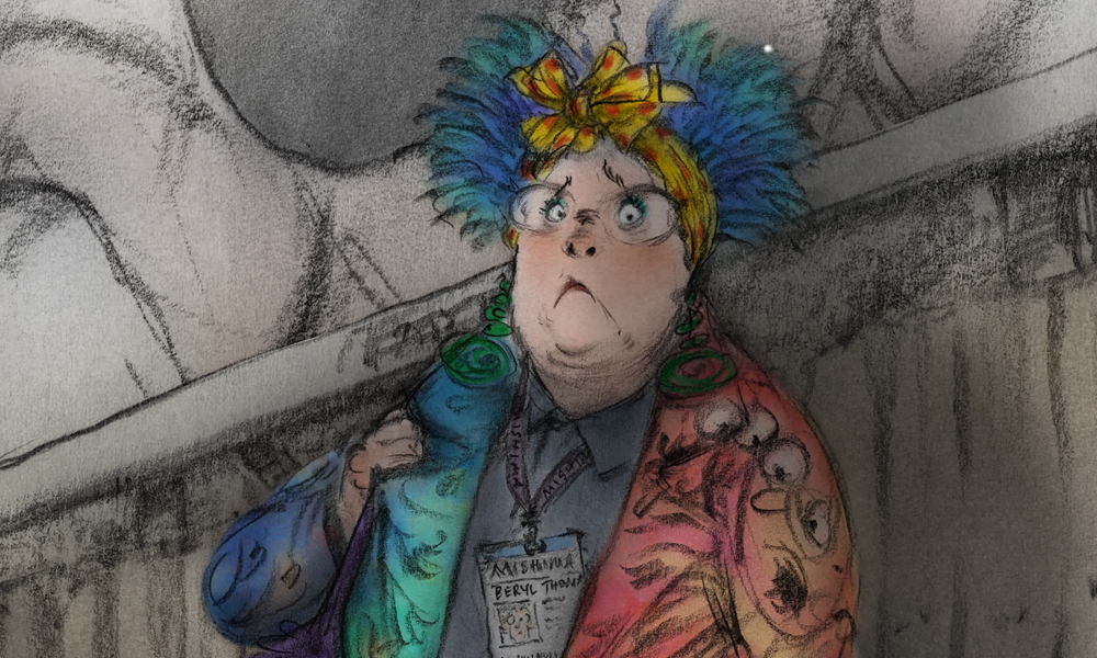 FACIUNIBecas's tweet image. 🎞️• #CortosDestacados 

#AffairsOfTheArt, 2021

Sigue a Beryl, una trabajadora de una fábrica de 59 años obsesionada con convertirse en una ilustradora de estilo híper-futurista.

¿Suena interesante?