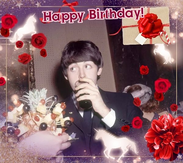 TheGrandTour4's tweet photo. Happy Birthday @PaulMcCartney

Wish you everything the best, God's help and blessings, the best of health, the best of happiness, the best of luck! May you will be always in a good mood and mind! May angels help you! May all your wishes come true https://t.co/4C0SpZ8zxt