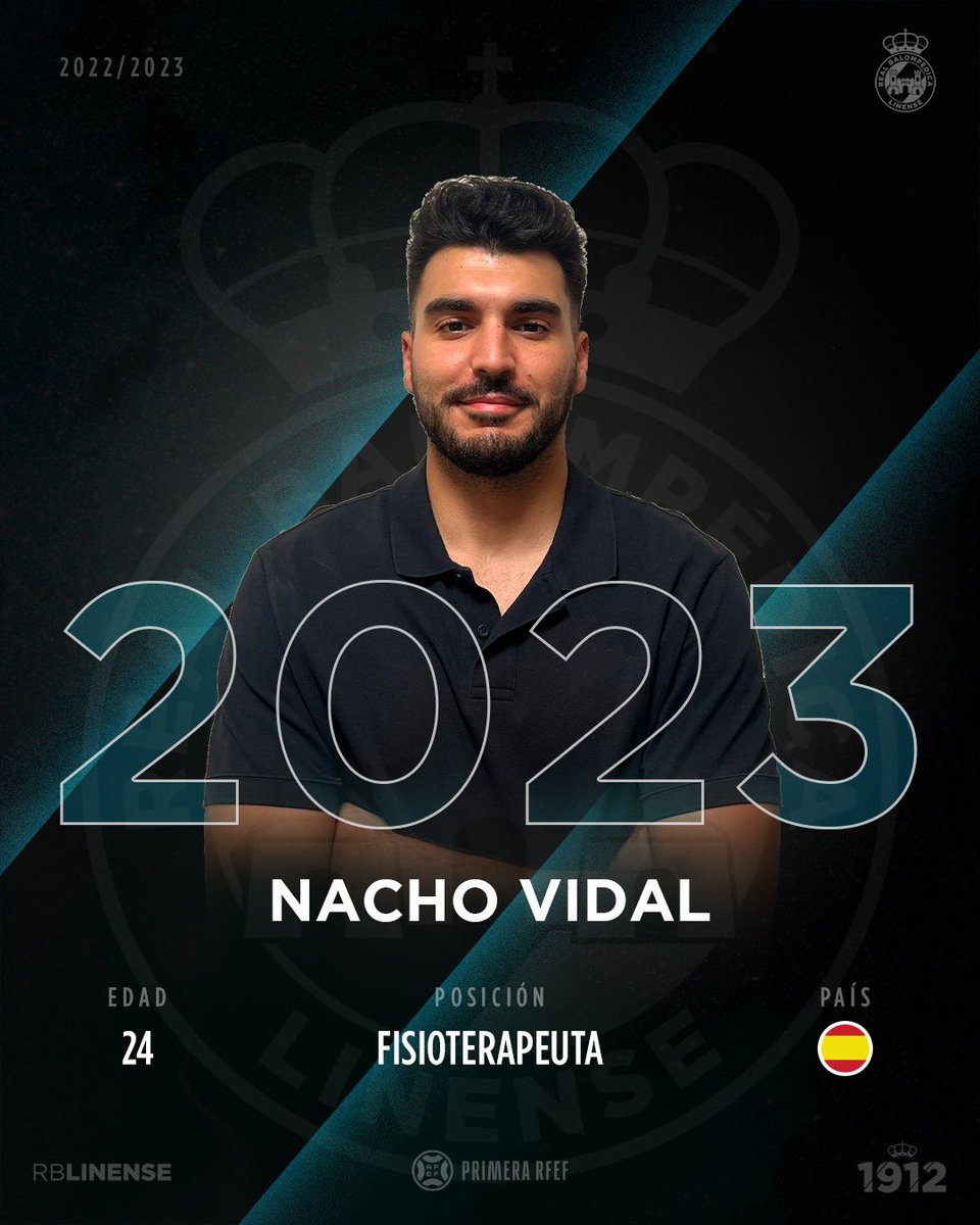 RBL1912's tweet photo. 👨🏻‍⚕️ NACHO VIDAL 2023 💆‍♀️����🏻‍♂️

La Real Balompédica Linense incorpora al Fisioterapeuta linense Nacho Vidal Repolé al staff médico.

👋 @NachVR98 ✍️☑️🤍🖤

➕ℹ️ https://t.co/V9RKdu0Kv6

#GenéticamenteBalono🧬 https://t.co/1i2Jn7iFLm