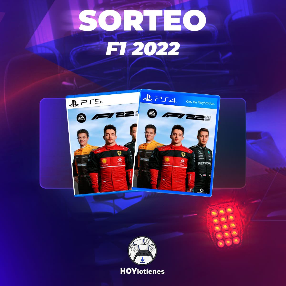 ¡¡OS TRAIGO SORPRESA!!

#SORTEO 🤞🏽☘️ | Gracias a @lotieneshoy os REGALAMOS el videojuego F1 22 para PS4/PS5 🎮 🎁🎁🎁

Requisitos para participar:
1. Hacer RT
2. Sigue a @lotieneshoy
3. Seguirme❤️

El sorteo es internacional y el ganador se anunciará el 26 de Junio 🌍

¡SUERTE!