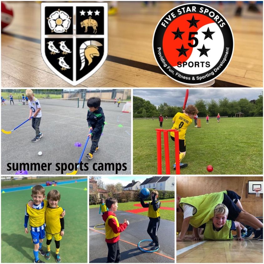 Summer sports camps

We are teaming up Five Star Sports to provide 2 three day multi-sport camps over the summer, running between the 26th to 28th of July, and the 9th to 11th of August. Click the link below to book!

five-star-sports.co.uk/multi-sports-s…