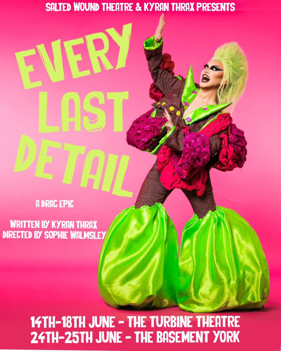 TurbineTheatre's tweet photo. 💓💚EVERY LAST DETAIL💚💓
Missed ‘Every Last Detail’ @TurbineTheatre ? Catch them at @CityScreenYork 24-25th June. 
WRITER @kyranthrax 
DIRECTOR @sophiewalmsl3y 
STARRING @kyranthrax  @LewisWi71509449 &amp; @Tristann_S_ 
@saltedwoundco https://t.co/jCOObQ8rCX