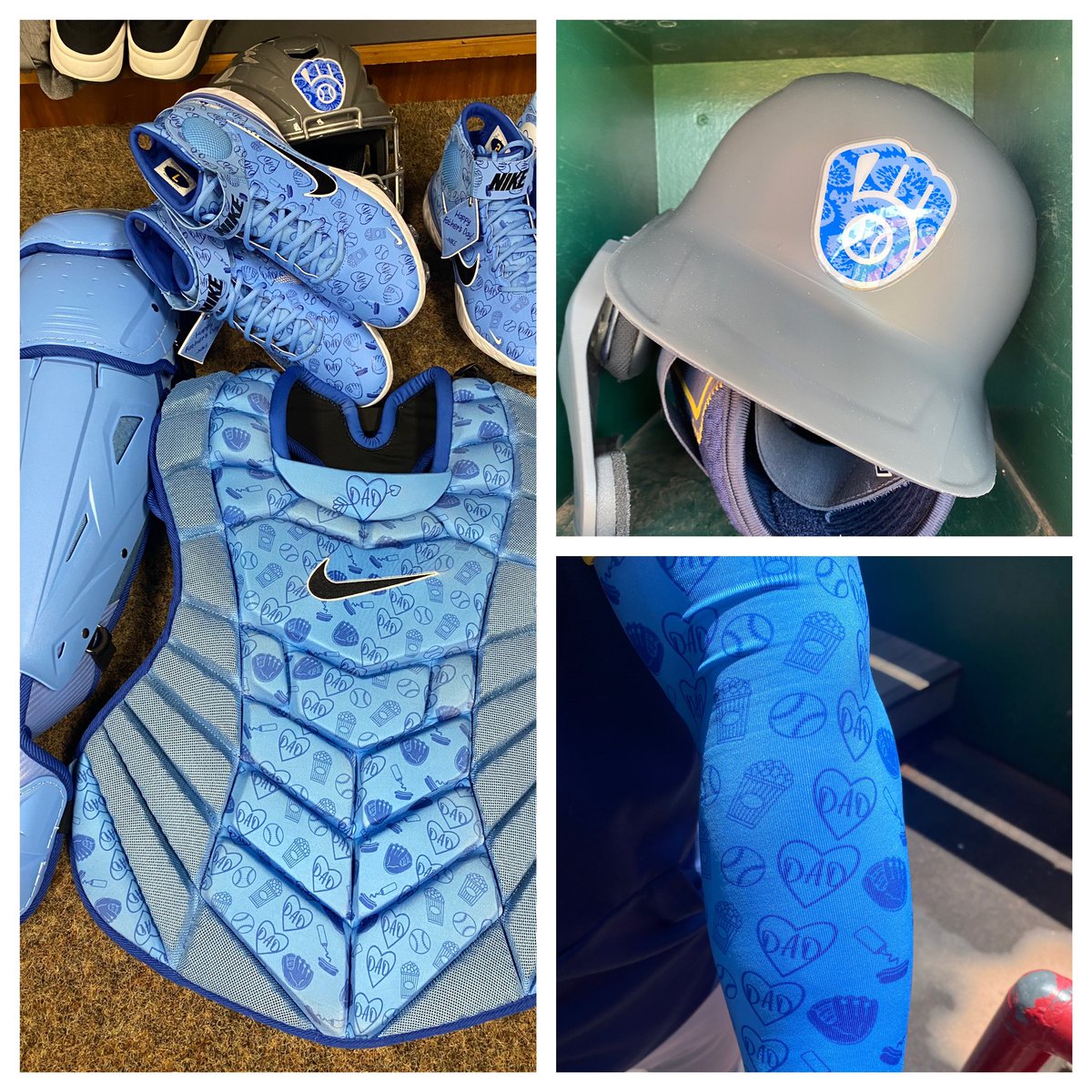 SophiaMinnaert's tweet photo. Thanks, Dad. Father’s Day gear for the Crew! 💙 https://t.co/4JwwAXGCgR