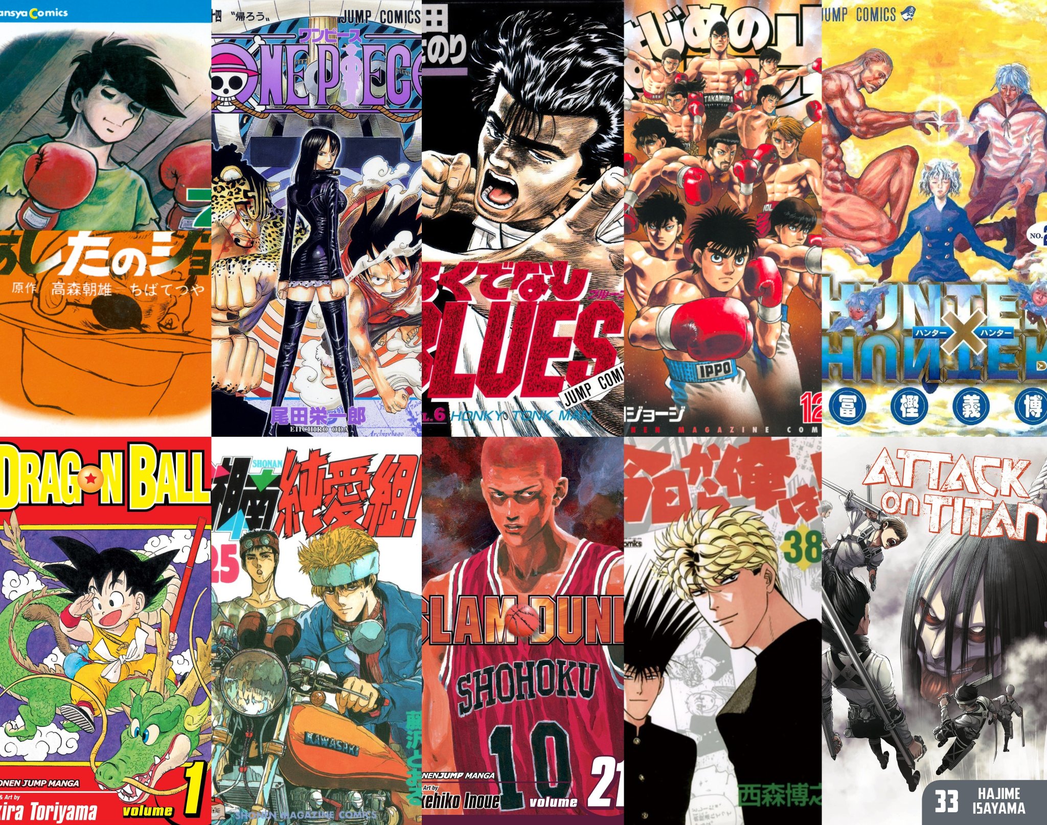 JOL on "Rank my top 10 shonen anime and manga /