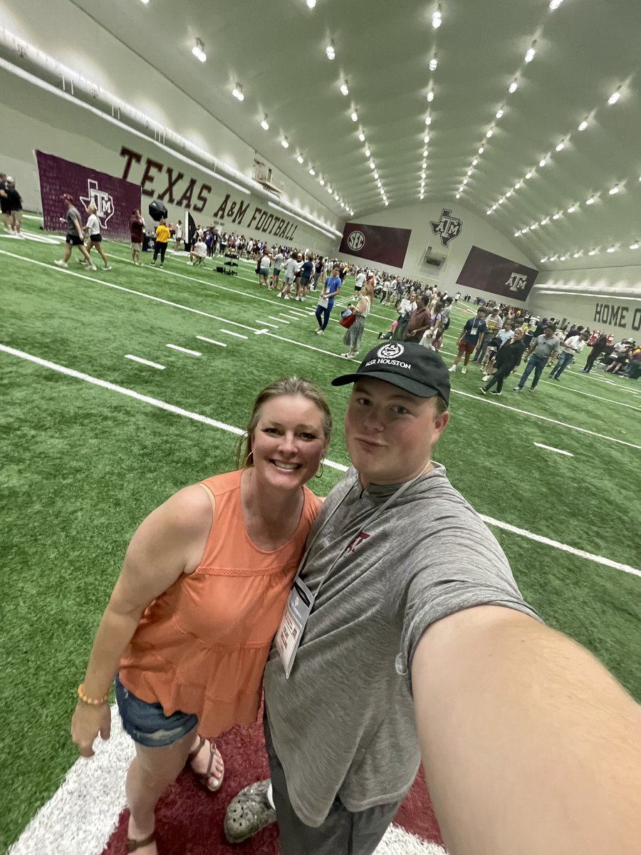 Thanks to <a href="/CoachDickey1/">Darrell Dickey</a> and <a href="/AggieFootball/">Texas A&M Football</a> for hosting the camp this previous week! Learned new skills and met many new Coaches and friends! <a href="/hull_kolby/">Kolby Hull</a> <a href="/TWCAFootball/">TWCA Football</a>