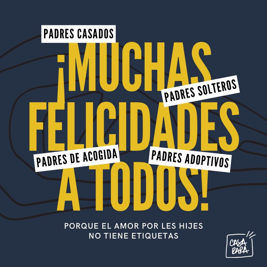 CasaRara2's tweet photo. ¡Muchas felicidades a todos! Porque el amor por les hijes no tiene etiquetas.

#CasaRara #SomosFamilia https://t.co/ckBANyNTsm