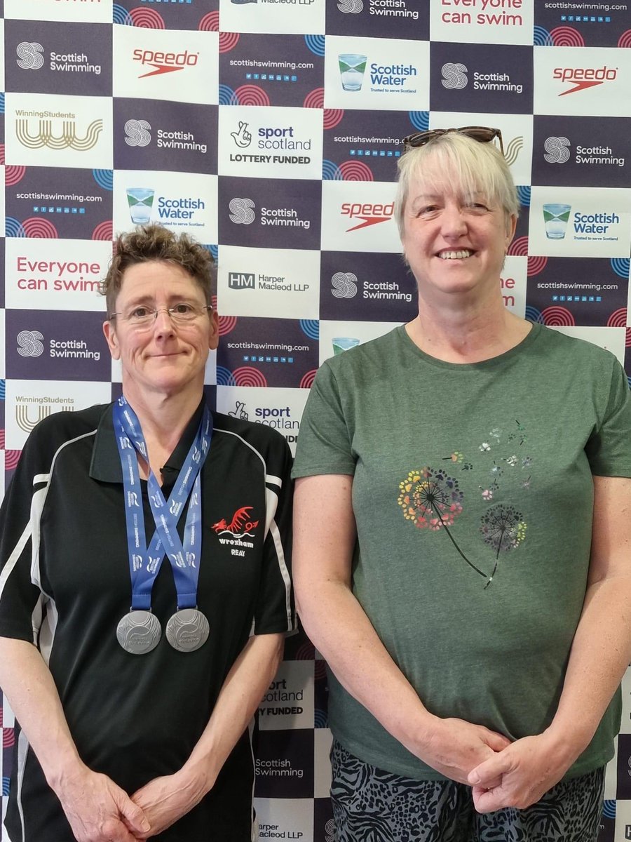 Big well done ladies up in Aberdeen at the <a href="/britishswimming/">Aquatics GB</a> Masters Championships 
8 swims 5 pb,s.  3 silver's, 1 Gold, 1 Welsh Record. 
Not a bad weekends work after illness, travel delays and all sorts. 
🏊‍♀️ 💨 🏴󠁧󠁢󠁷󠁬󠁳󠁿 
<a href="/SwimWales/">Swim Wales</a> <a href="/WrexhamFL/">freedom leisure WXM</a> <a href="/wrexham/">Wrexham.com</a> <a href="/wrexhamcbc/">Wrexham Council</a>