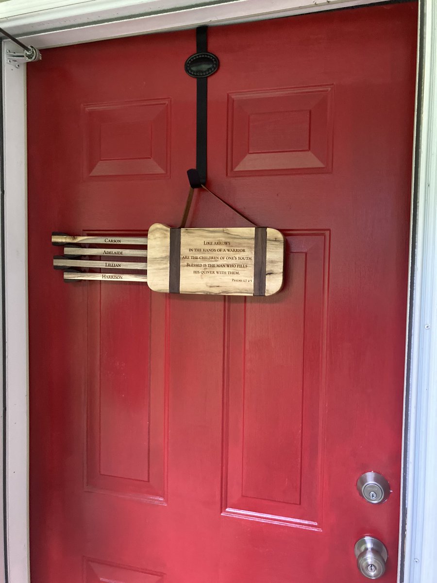 Made this quiver sign with arrows for a customer. #brownwoodworks #woodworking #woodwork #fathersdaysurprise #FathersDay #mancave #signart #family #SmallBusiness