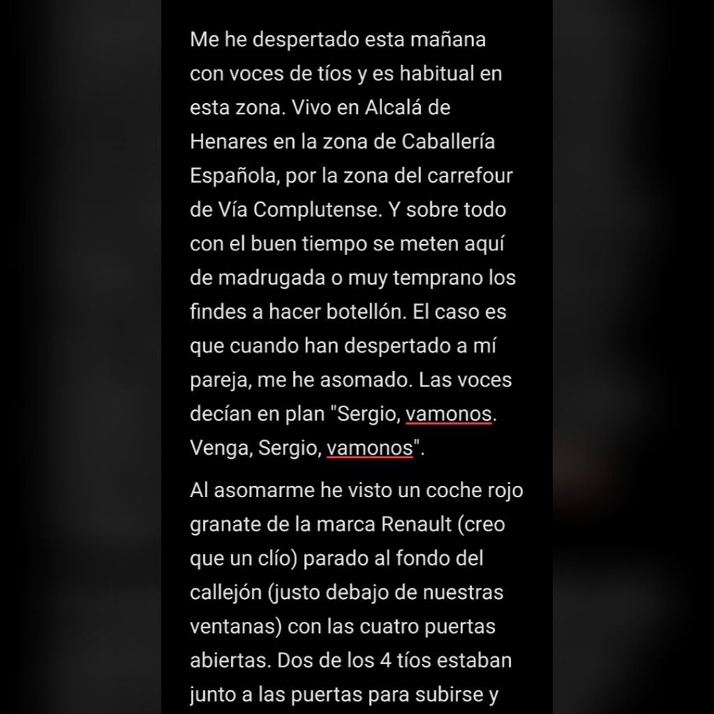 AsociacionRb's tweet photo. ⚠️IMPORTANTE⚠️
AGRESIÓN SEXUAL CON POSIBLE SECUESTRO EN ALCALÁ DE HENARES.
Si la víctima nos lee, puede pedirnos tanto contacto con las dos personas que han sido testigos como la matrícula para denunciar. https://t.co/vJjOnV7aa9
