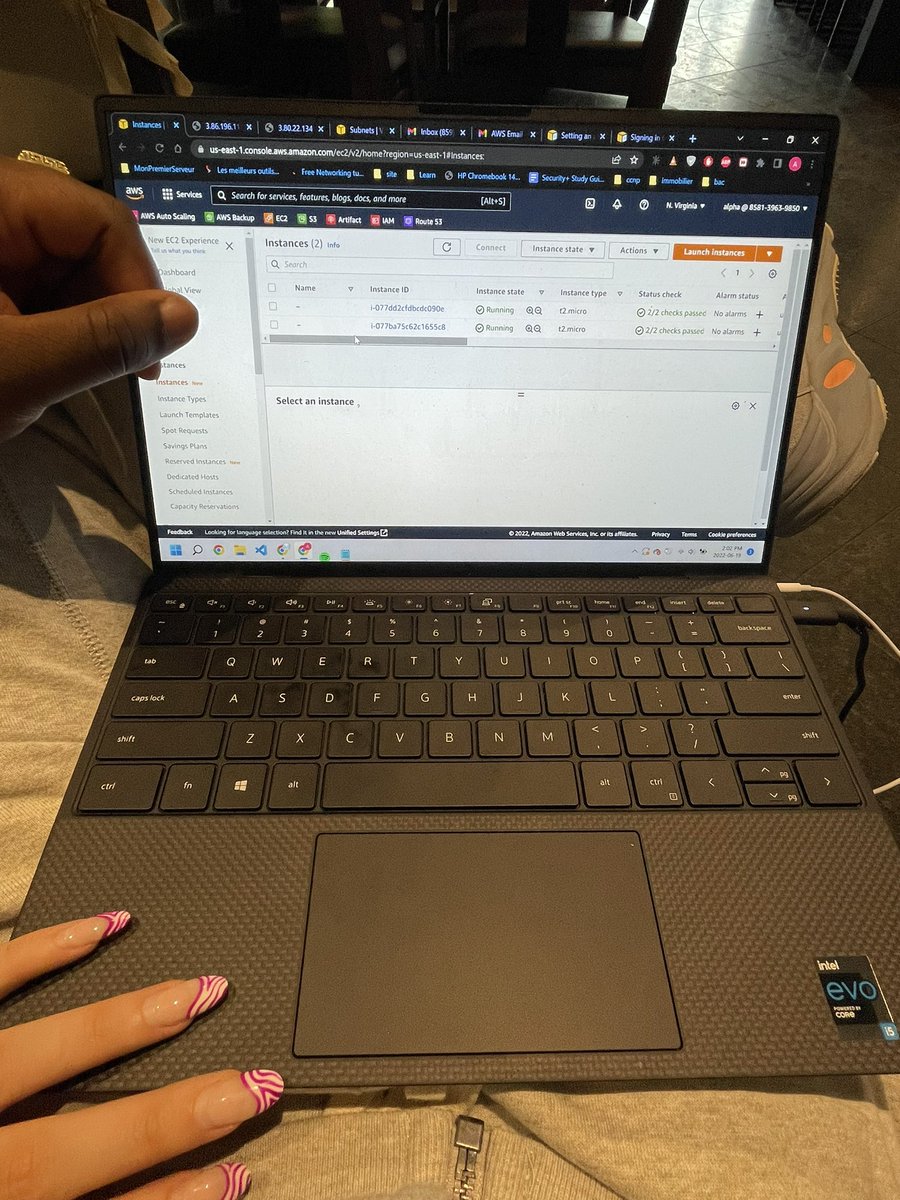 be_an_alpha2245's tweet image. Final labbing session before sitting for AWS CCP exam 💯 this is the shortest preparation I had before an exam🙌🏾
Peep the nails 😚 she's there to support me
#AutoScalingGroup
#AvailabilityZone
#ElasticLoadBalancing