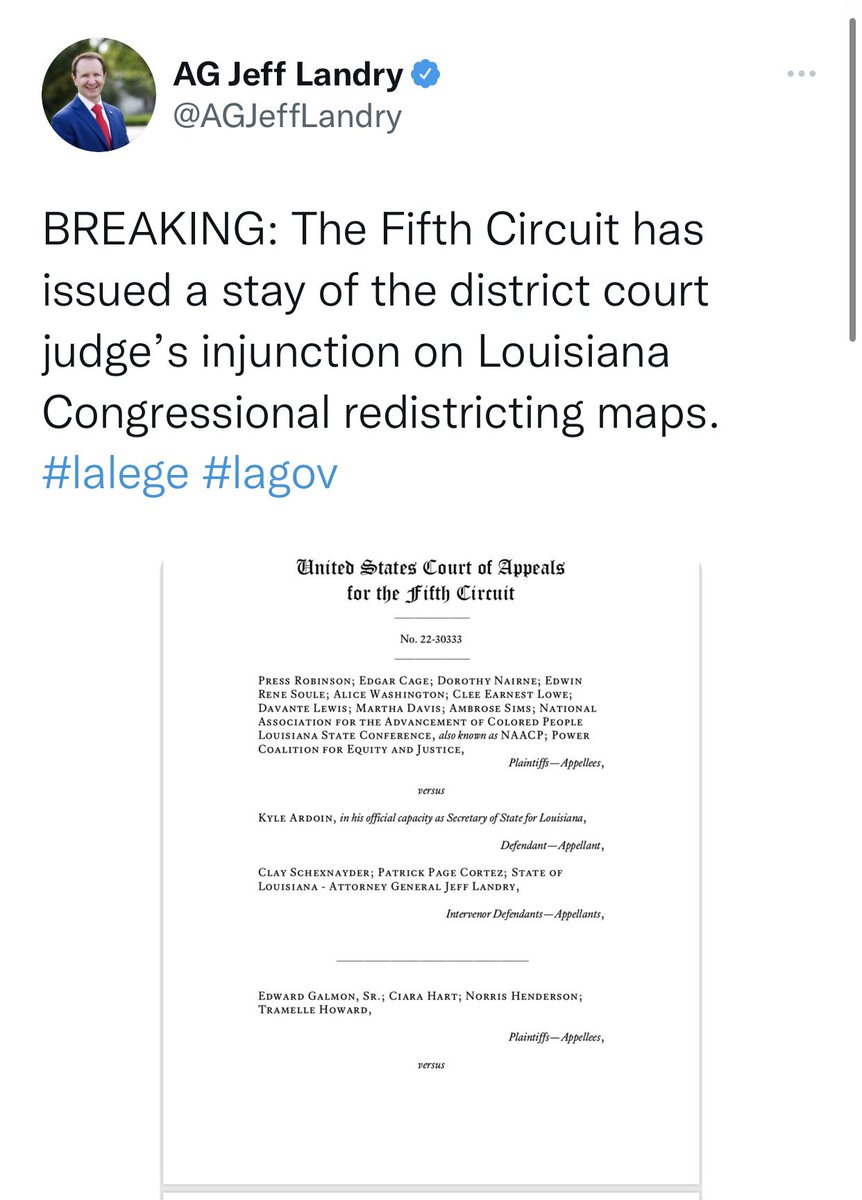 But not the right to be fairly represented in Congress. #lalege #juneteenth2022 #FreedomDay