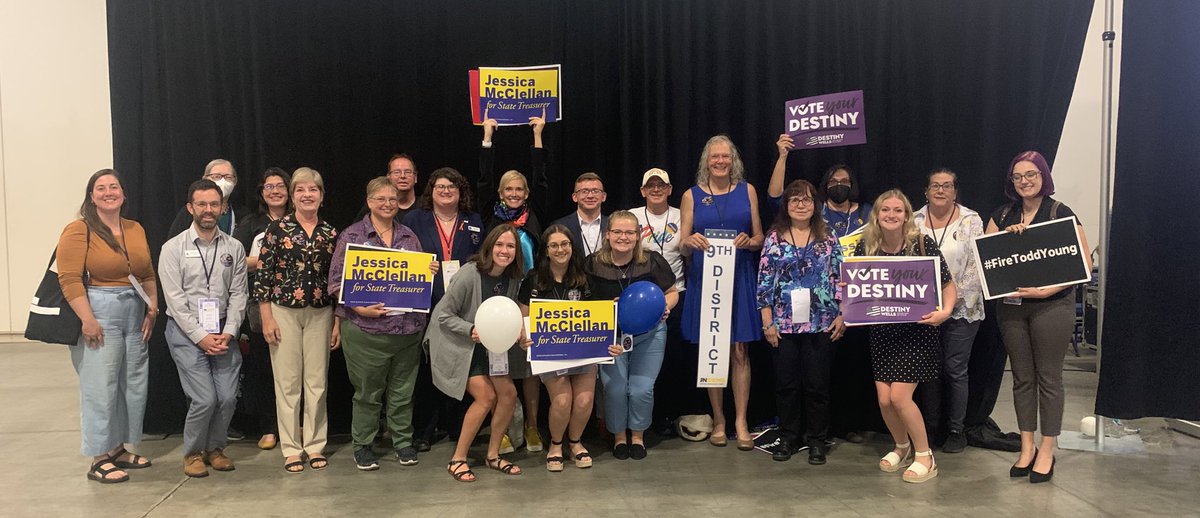 monroedems's tweet photo. Monroe County Democrats had an amazing time at #bigdemweekend! We’re energized and ready to get out the vote for our great slate of candidates. https://t.co/iNDm2OtIGW