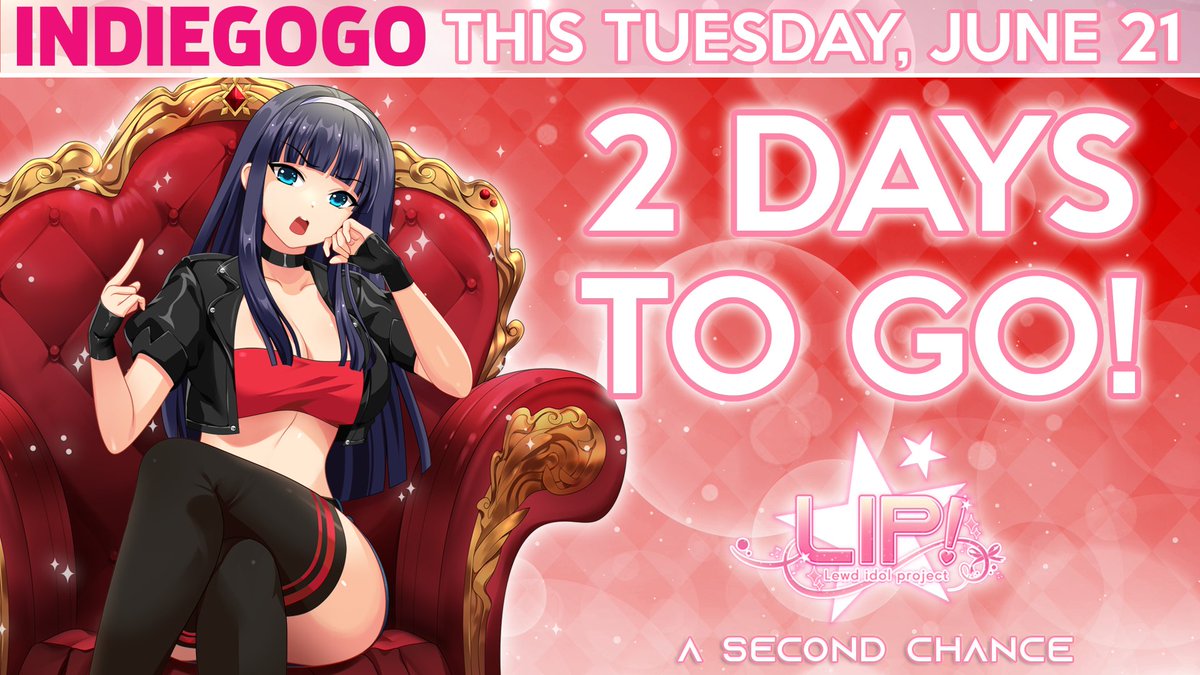 TofferTeam's tweet photo. This Tuesday! Save the date! ๐
Kanako-chan looking like a boss ๐
#LIP #LewdIdolProject #Indiegogo #TofferTeam https://t.co/gEDf3ScIkc