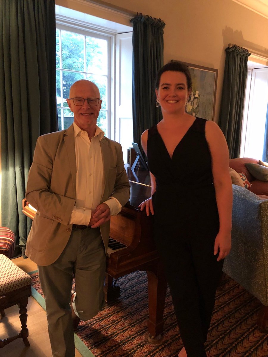 bamptonopera's tweet photo. ⁦⁦⁦⁦⁦@iunoconnolly⁩, our Clarice, with Artistic director 2 at our Friends event yesterday. Rehearsals for #foolmoon start today and we can’t wait to be immersed in this glorious Haydn for the next few weeks https://t.co/D78EgeB0zl