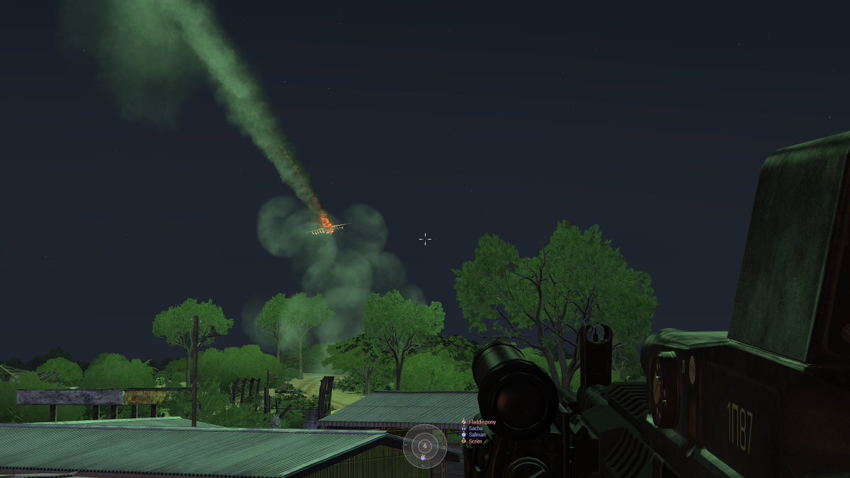 ark_arma's tweet photo. Some images to highlight our yesterdays #arma3 session:
1) Find the hidden tank
2) A beautiful sunset to cover our helicopter as it comes to extract friendlies
3) Friendly SU-25 providing support
4) In a big fireball!
#arma https://t.co/38E3lPhPeu