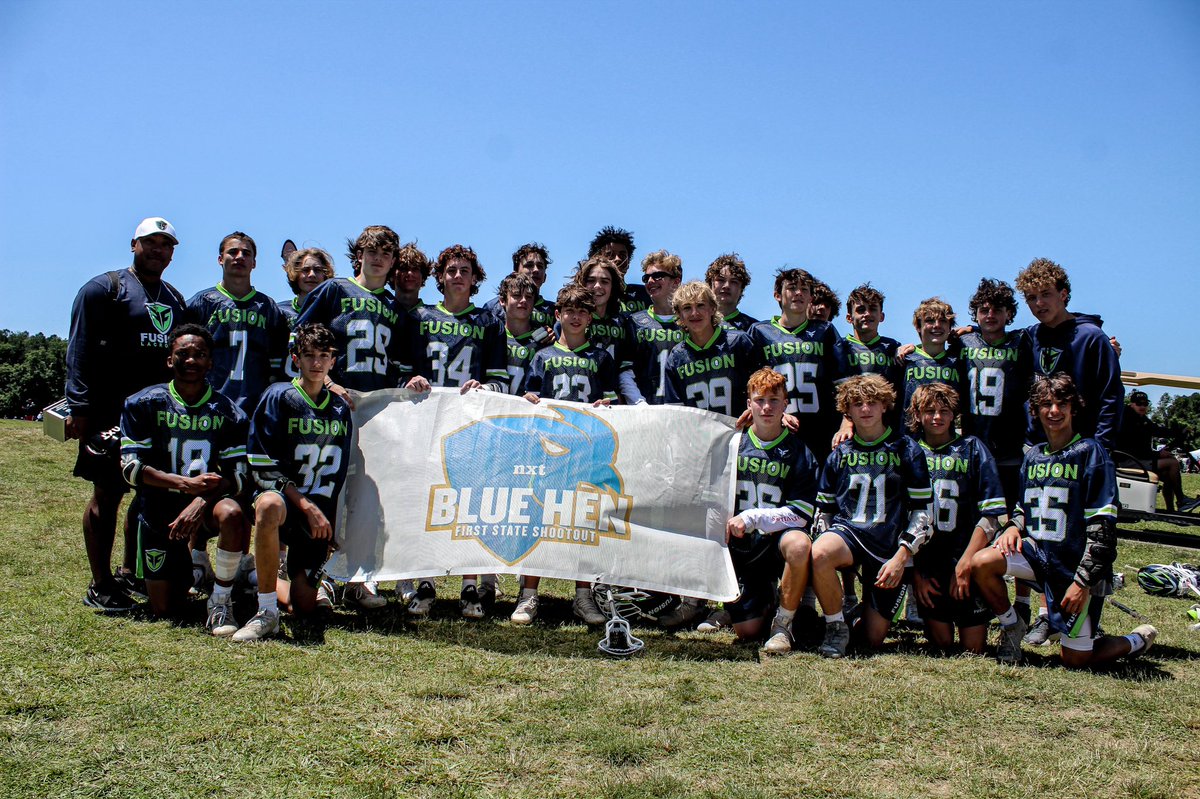 Congratulations to the 26 A Blue Hen Champs, <a href="/FusionLax/">Fusion Lacrosse</a>! 

#NXTBLUEHEN