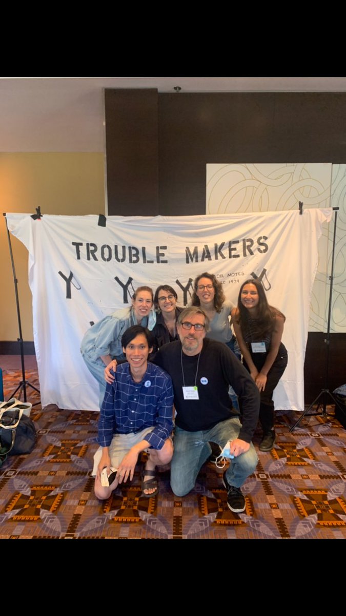 IndianaGrads's tweet image. We learned so much and had so much fun meeting colleagues and comrades at #LaborNotes22! @labornotes @ueunion #iuonstrike22 ✊❤️
