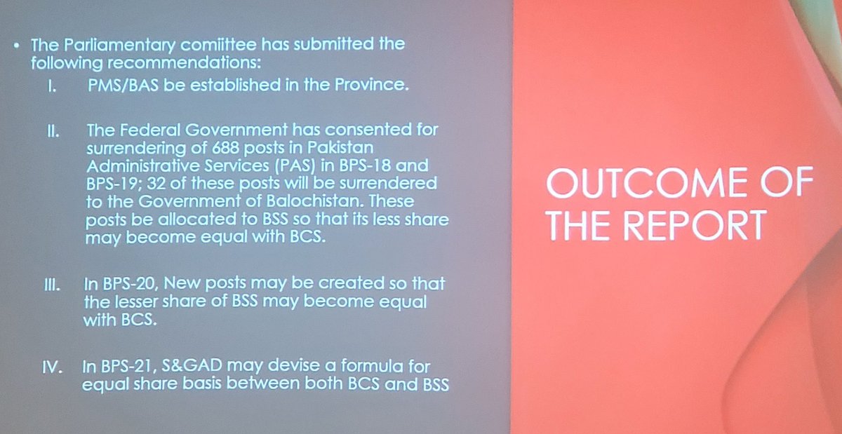 This was the committee report approved by the provincial cabinet. Just the CM changed, rest of the cabinet members are the same. 
 #Notify_PMS_Balochistan
