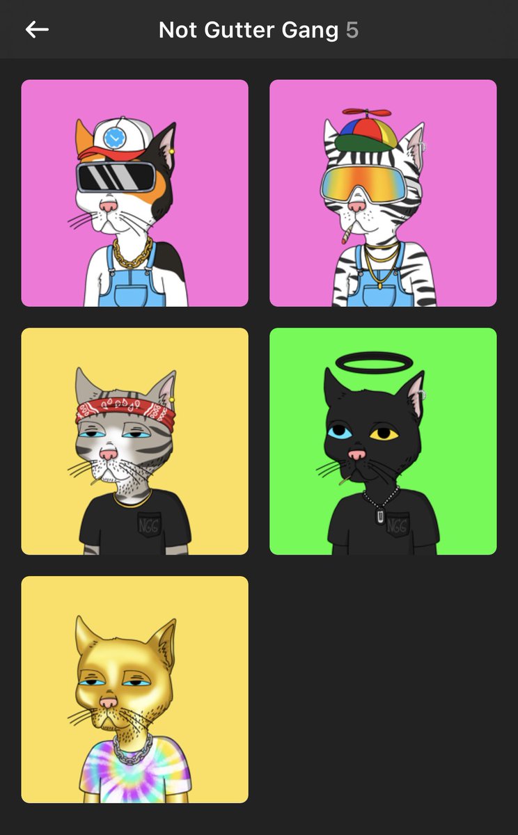 Just minted a few of these bad boyz❤️ <a href="/NotGutterGang/">Not Gutter Gang</a> 
MINT STILL LIVE: 0.099 SOL
Discord: discord.gg/notguttergang

#SolanaNFT #NFT #FathersDay #NFTGiveaway #Giveaway