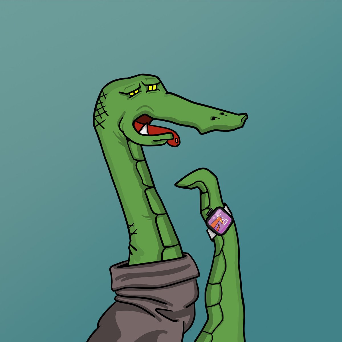 SadPython NFT tweet media
