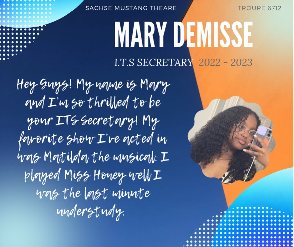 Meet our new Secretary!