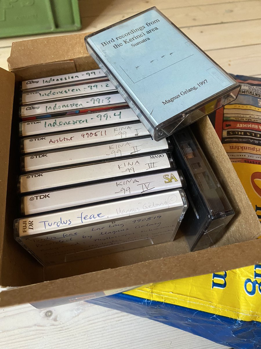 Before I went through my old recordings I thought I was rather young. I now realize how incorrect that was… #oldschool #research