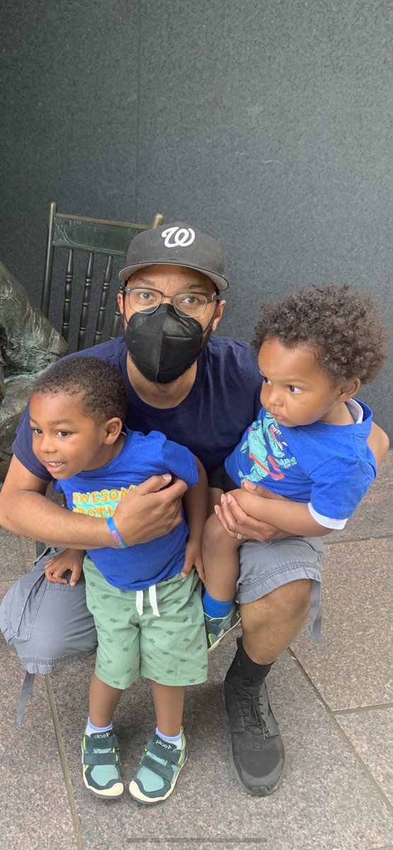 alexis_squire's tweet image. #HappyFathersDay to this inspiring dad. Thank you for being our anchor, our safe space and guiding light. Our boys learn each day how real love, strength and commitment look and feel and I am forever grateful. #DCDads @MOAAA_DC