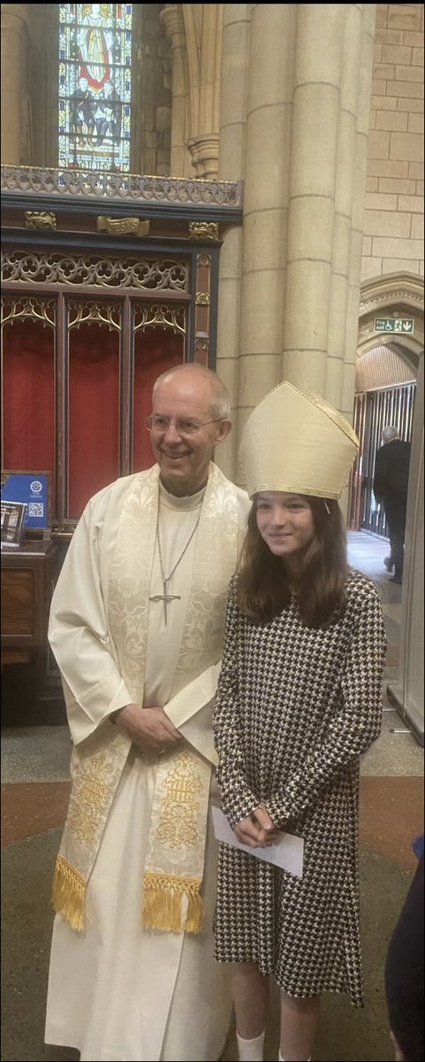 LeanneMPatrick's tweet photo. Wonderful service led by @JustinWelby  in Truro Cathedral yesterday. Such an honour for Aimee &amp; Matthew to read prayers in the service representing SMJ @DioTruro https://t.co/kOGOZm0d3o