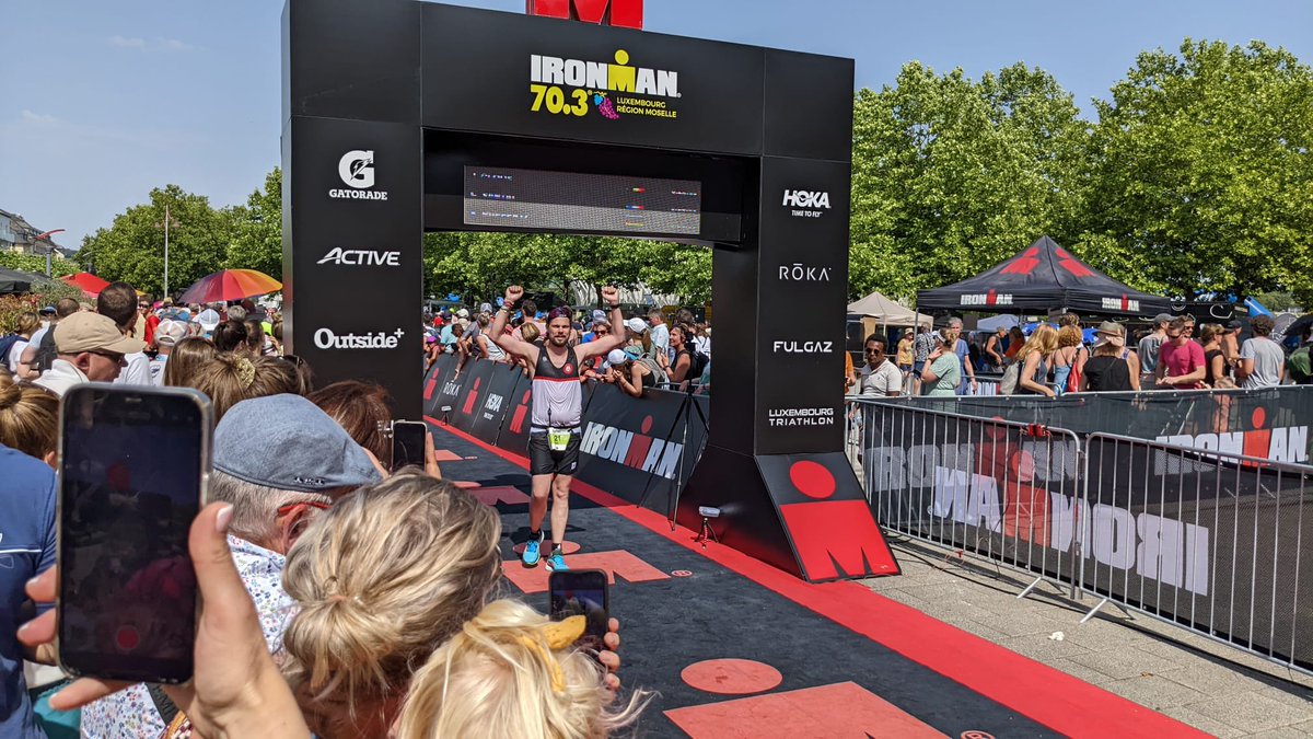 TRudgass's tweet photo. Bei dieser Hitzeschlacht gefinished… Der größte Erfolg heute! IRONMAN 70.3 Luxembourg gute Veranstaltung. #ironman #21istnurdiehalbewahrheit https://t.co/mdboehHoYd