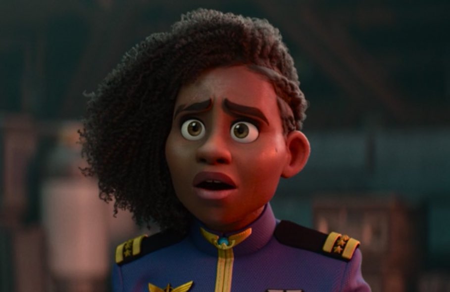 alamanecer's tweet photo. Watching #Lightyear thinking about how Pixar animators spent *years* perfecting the movement &amp; texture of natural hair for the Black characters really did something to me… wow. 🥲🚀✨ https://t.co/2ZXIFhdU1s
