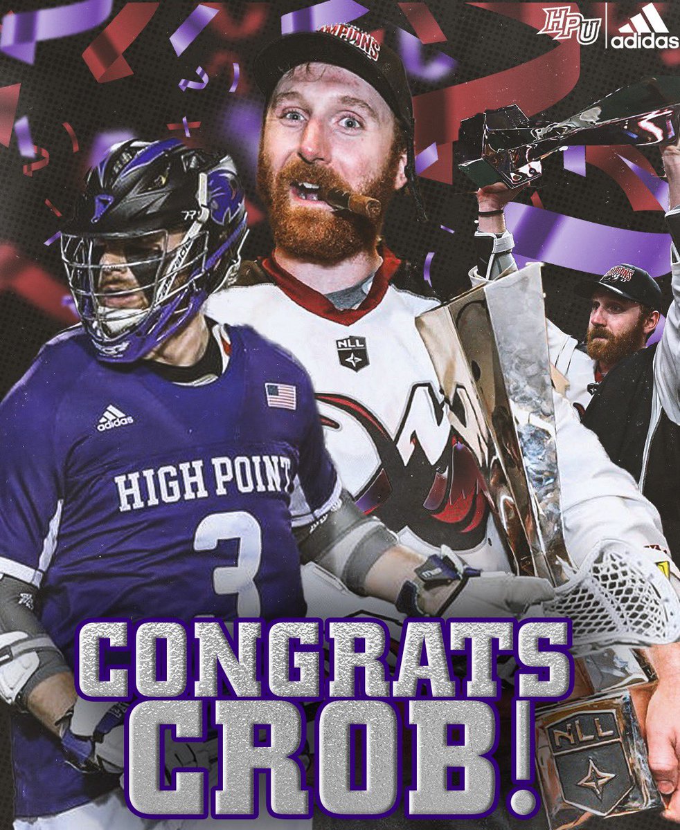 HPUMensLax's tweet photo. Panthers can become World Champions and you’re the proof! Congrats @Crobby_3!

@NLL @MammothLax 

#GoHPU https://t.co/0TOS0xKCSX