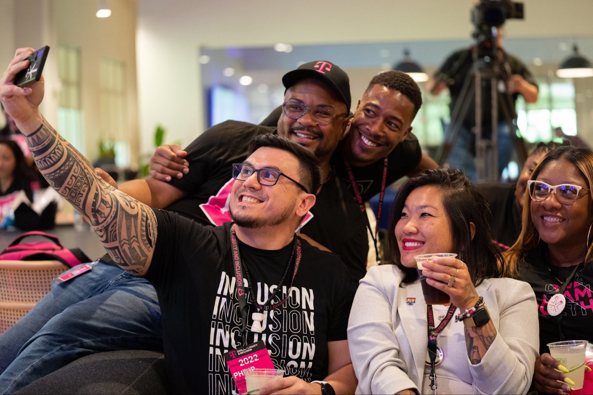CallieField's tweet photo. In honor of Juneteenth, the @TMobile Black Empowerment Network hosted a spoken word celebration with a key theme: Vital Then. Vital Now.
 
I love seeing our company come together to recognize and celebrate this important holiday. #UnstoppableToggether https://t.co/puGaOFmzrW