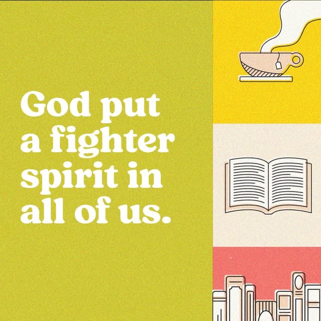 Cheresa81's tweet photo. God put a fighter spirit in all of us. #lifechurch https://t.co/ZLIgF8puzo https://t.co/HckaczzZIt