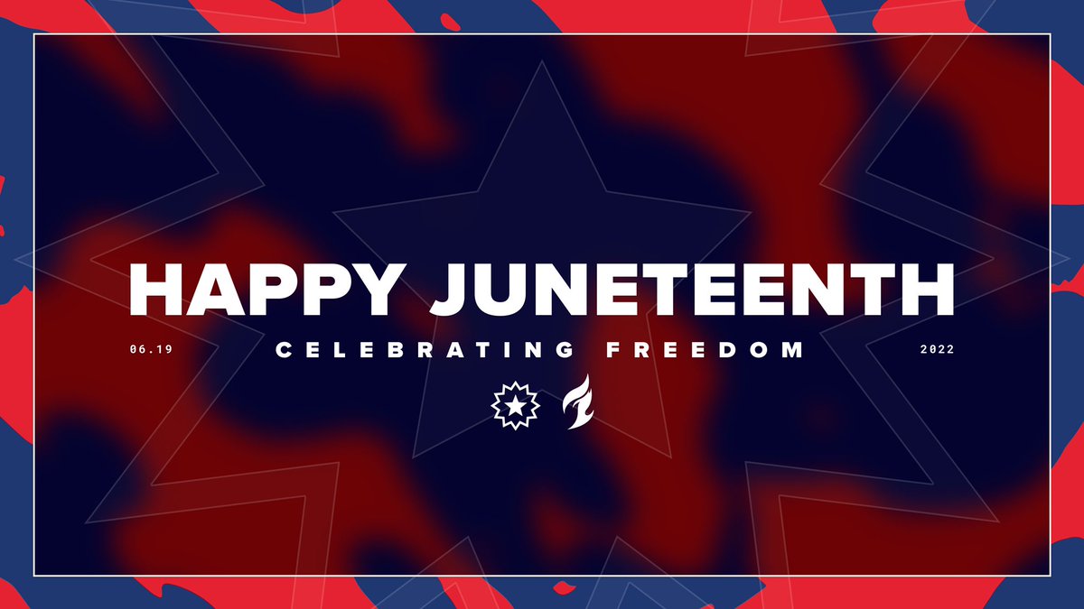 DallasFuel's tweet photo. we honor the significance that #juneteenth brings. honor, sacrifice, and liberation. we celebrate the african american and black american heritage that has contributed so vastly to this country. 💙 https://t.co/flcJHzHXdp