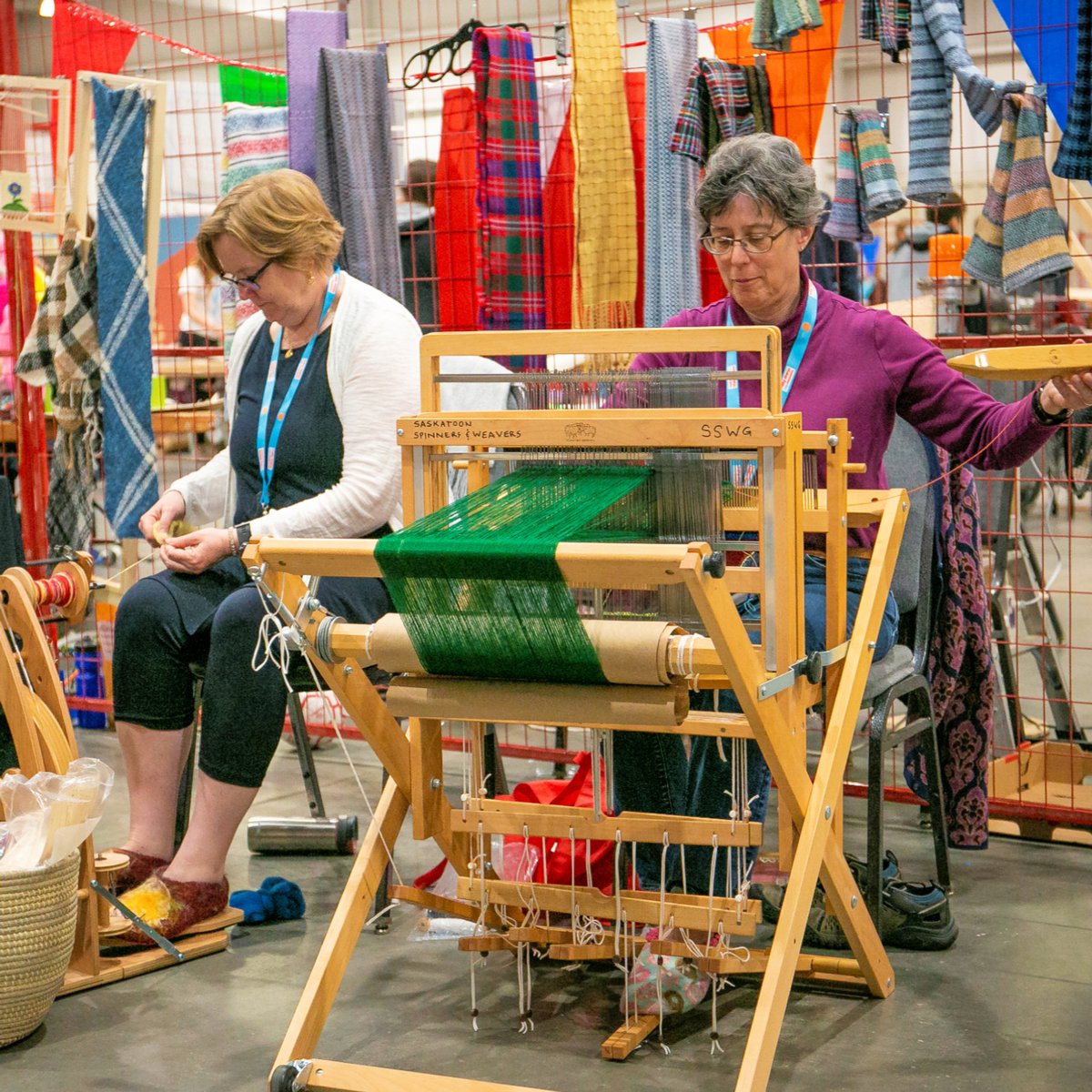 Try your hand at spinning and weaving with the Saskatoon Spinners and Weavers Guild. The SSWG is a non-profit group was founded in 1977 with the purpose to promote weaving, spinning, dyeing, knitting, and other fibre arts. 
zcu.io/T06R