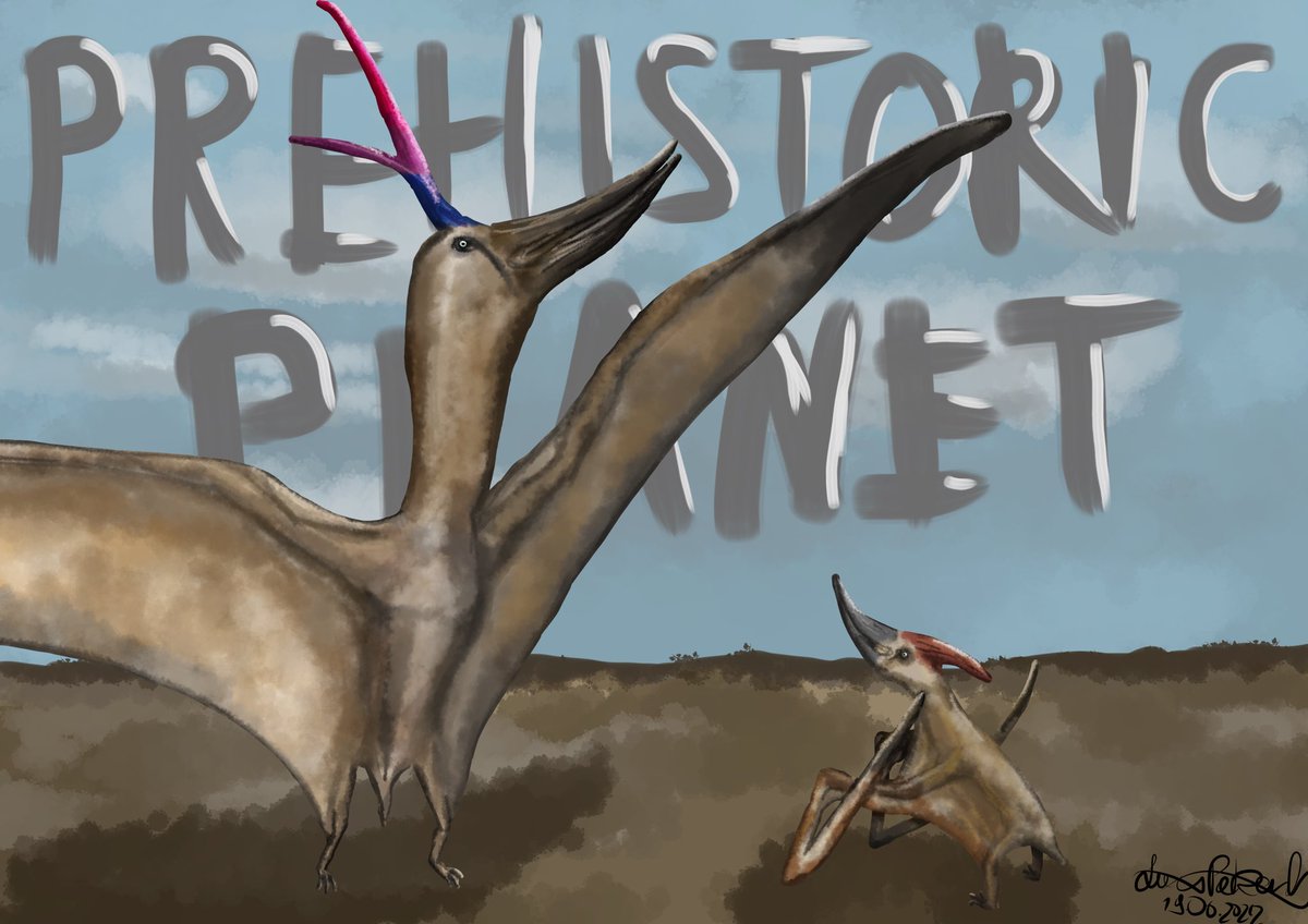 Bi-baridactylus for day 18 #primordialpridechallenge 

Dont love it but yea, its a day late. Rather come late than never amirite.