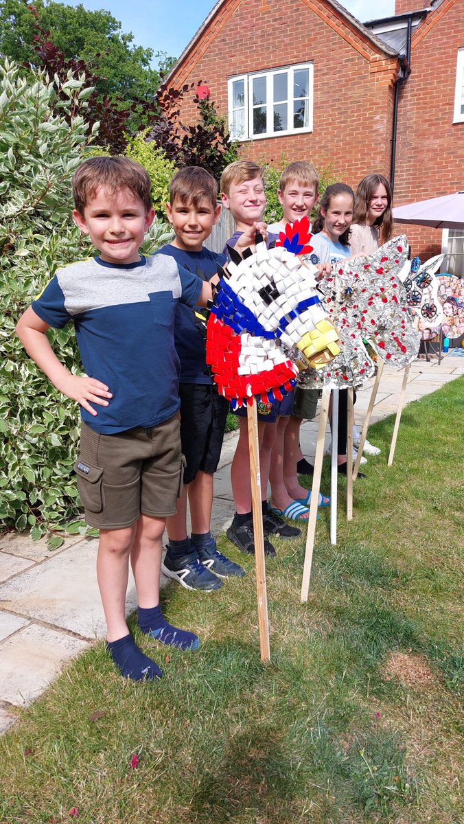 Check out our amazing hobby horse display at the show and get inspired to take part in our Guinness World Record attempt! hurstshow.uk/worldrecord
Horses were kindly donated to us by St Mary's Church Lancashire and were part of their recent Jubilee display of 250 Hobby Horses!