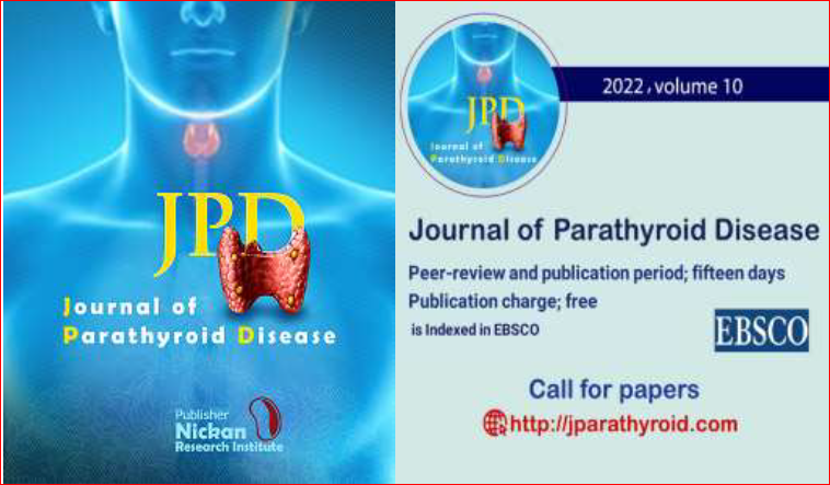HamidNasri16's tweet photo. Dear colleagues, we are selecting papers of volume 10 (2022) of the Journal of Parathyroid Disease (https://t.co/YTew8sPuNi ), with coverage of EBSCO. https://t.co/vqsRFefzCV