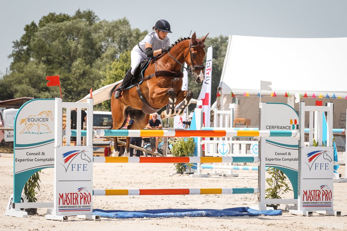 🔵 CHAMPIONNAT PRO ÉLITE : 🏆<a href="/gwendolenfer/">Gwendolen Fer</a> a été sacrée championne de France grâce à un double sans-faute avec Romantic Love ! 👏 🥈Nicolas Touzaint est médaillé d'argent avec Absolut Gold*HDC. 🥉Elora de Artola monte sur la 3e marche du podium avec Seven de Nouvolieu*ENE-HN. 🥳