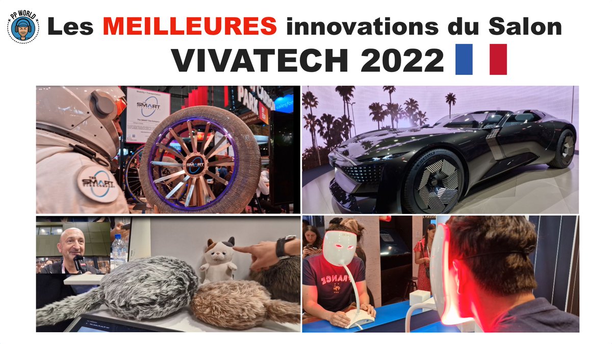 ppgarcia75's tweet photo. Coucou ! Si vous le souhaitez, le VLOG chapitré du dimanche vous attend, avec un max d'immersion, d'innovations, d'humour, d'interviews et de surprises high tech bluffantes ! Vivez #VivaTech2022 @VivaTech à mes côtés comme si vous y étiez 🥳
🔽RT
https://t.co/agzTBoyqwy https://t.co/c70doslgpr