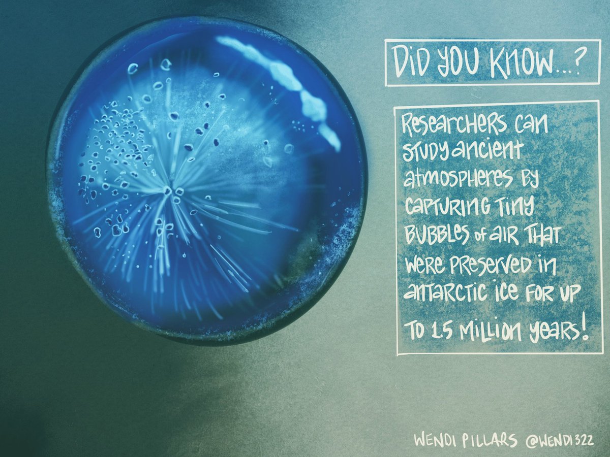 Air bubbles and pockets in ancient ice hold data, answers, and gifts for humanity’s inquiring minds. Cool. Literally. 

#visualimpact #sketch #create #nature #icecore #ice #bubbles #Antarctic #climate #thingstoconsider