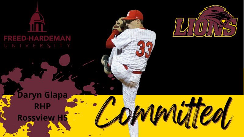 I’m excited to announce my commitment to Freed-Hardeman University. I want to thank Coach Trask for the opportunity and everyone that has helped me get to this point. Go Lions! <a href="/FHU_LIONS/">FHU Lions Baseball</a> <a href="/RHShawkbaseball/">Rossview Baseball</a>