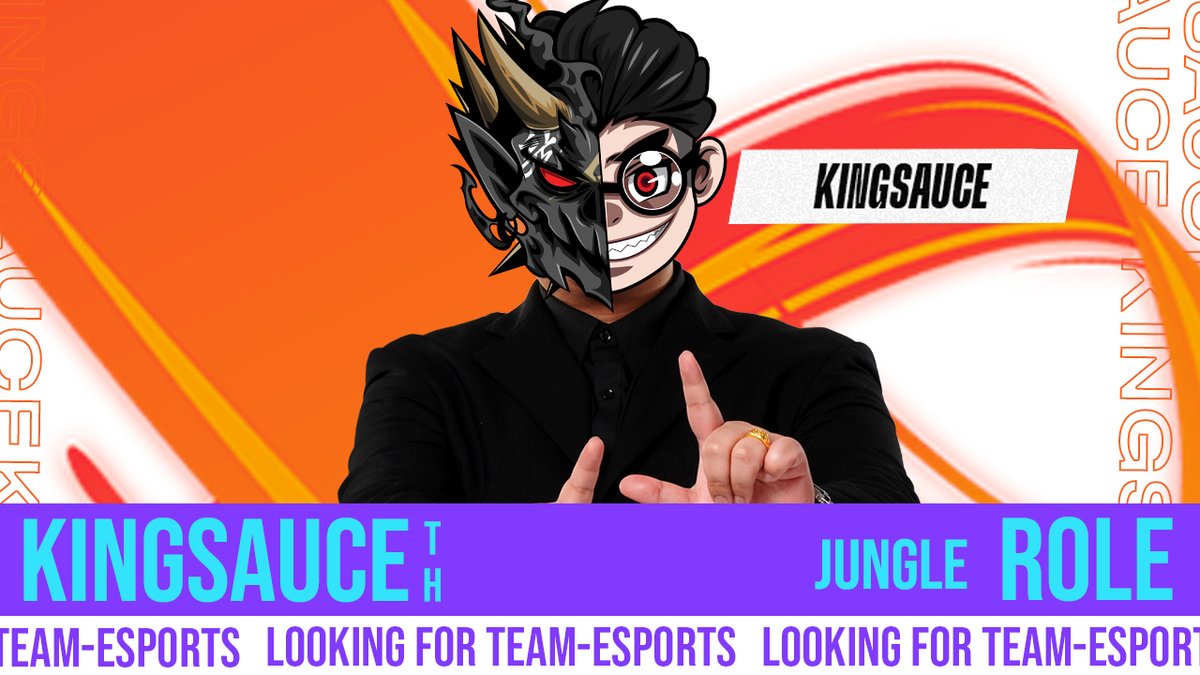 Hello Everyone !! Yooo Friend

I'm KingSauce Player and Analysis from Thailand 🇹🇭

Now Looking for New Team Esports for Tournament Next Season. NA EU JP etc.

if you know team looking for player Jungle tell me  Please and help RT for me  
History in Wild liquipedia.net/wildrift/KingS…