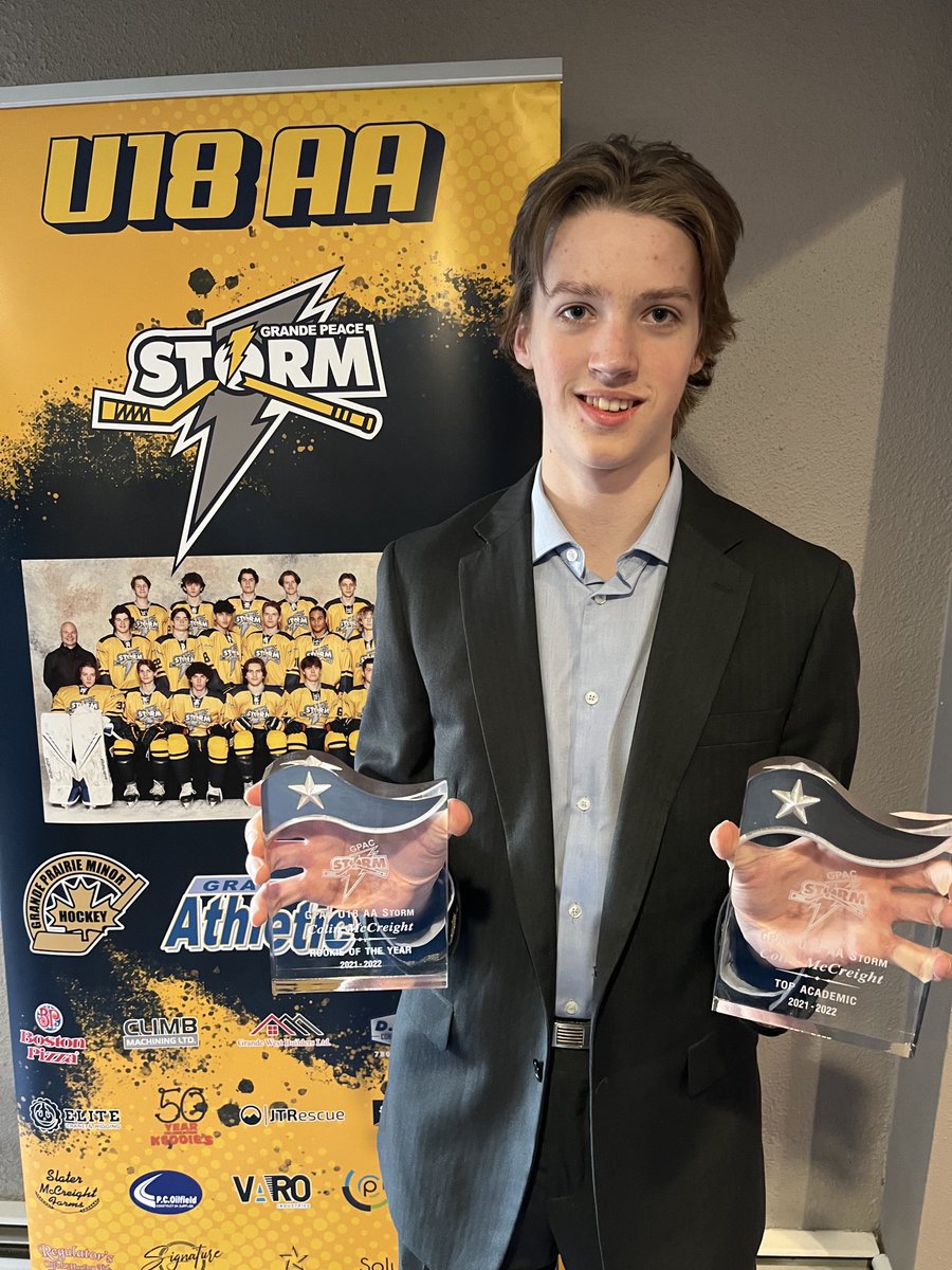 Had a nice day with these two which I’m very proud of.  They’ve been recognized for their on ice and academic accomplishments this year.  As one of my friends said “they ooze work ethic”..