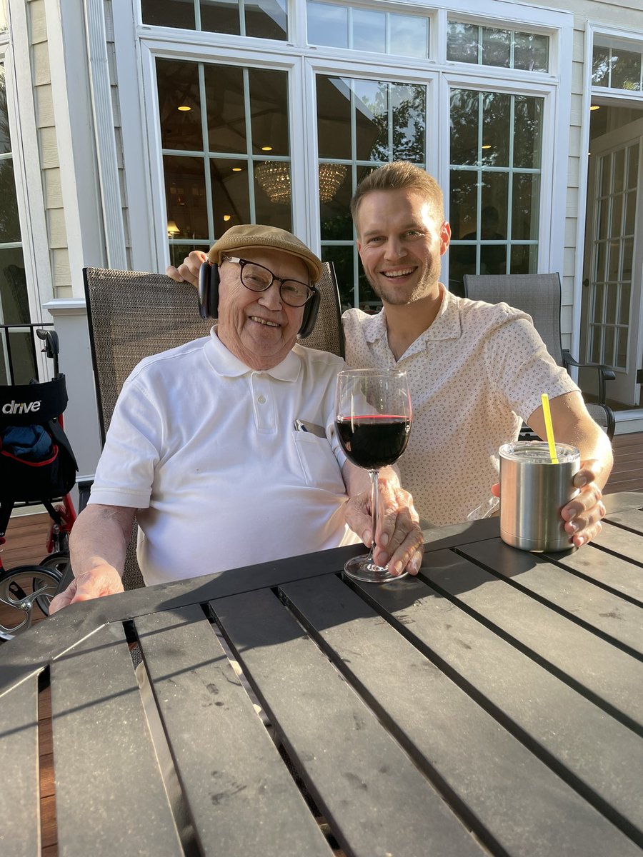 Dear <a href="/Apple/">Apple</a>, we’re blessed to have my 96 year old gpa with us on #FathersDay, but we’re equally blessed he can HEAR us for the 1st time in 10 years due to your AirPods Max headphones and the hearing features. We can’t thank you enough for giving him the gift of hearing again!
