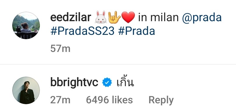 Yellow_sticker's tweet photo. Bright: too much.
Win: good at taking photos, good at posting.

All under PEed's posts. 🤣🤣🤣
Are you talking to each other through PEed? 🤣🤣🤣
#ไบร์ทวิน https://t.co/aCYBPcJuj0