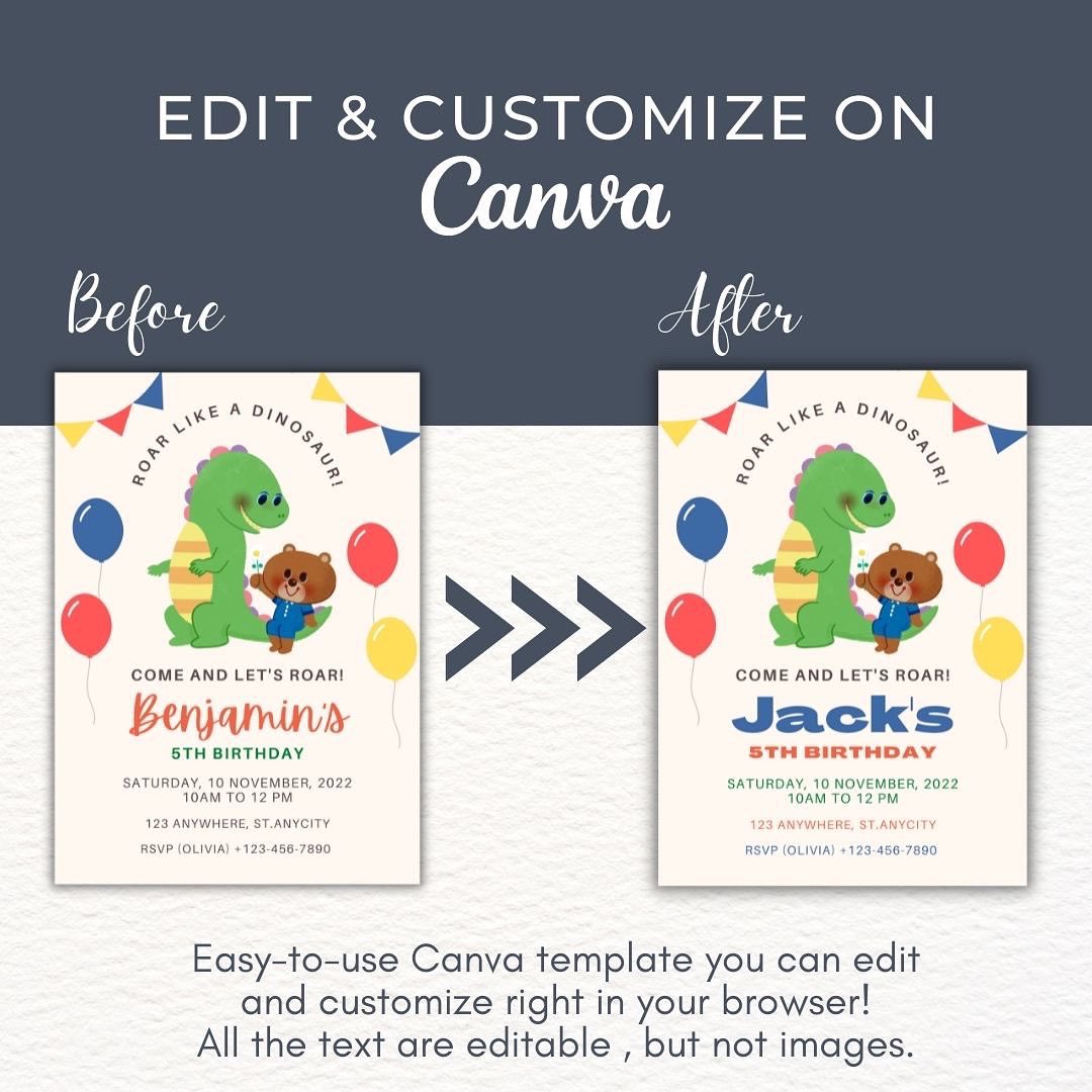 KidsMeg's tweet photo. 💫New Product💫
Printable and digital
Dinosaur Birthday Invitation🦖🦖🦖
*
Customize on Canva!
Print it out and send it by mail✉️
Or save it as a image and share digitally📱
*
🌈 Kids Prints By Megami 🌈
https://t.co/JnVE1sHFhx
#kidsbirthdayparty 
#dinosaurbirthday 
#birthdayidea https://t.co/RZnI3Ank3a