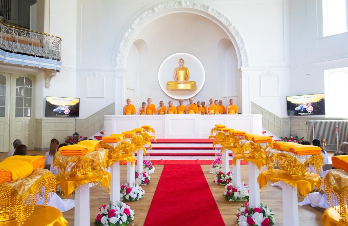 Psanitwong's tweet photo. อนุโมทนาบุญพิธีฉลอง #วัดพระธรรมกายนอร์ธสวีเดน ครบรอบ 6 ปี 

Wat Phra Dhammakaya North Sweden 🙏🙏🙏

#WatPhraDhammakayaNorthsweden https://t.co/A6pGfNugnD