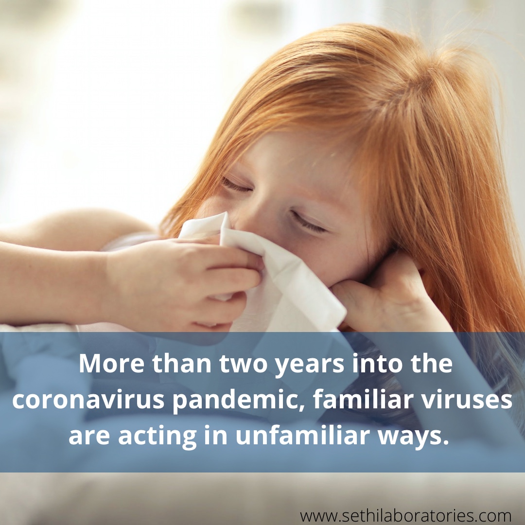 More than two years into the coronavirus pandemic, familiar viruses are acting in unfamiliar ways. 
Details: ow.ly/ClhU50JB58e